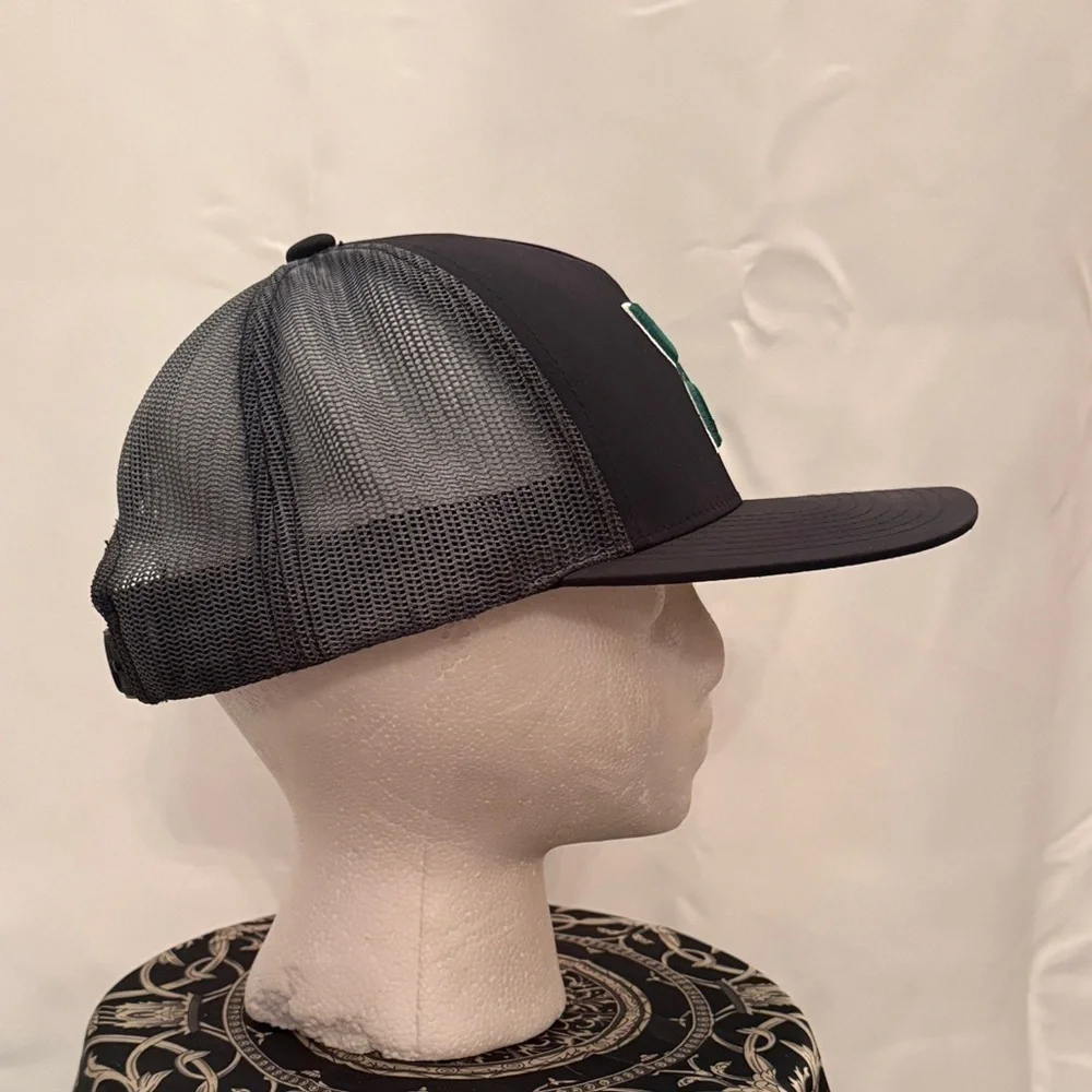 Hooey Black Trucker Hat with Mexican flag color Logo